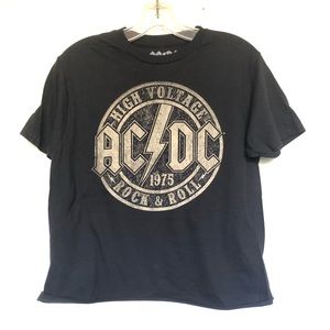 AC/DC High Voltage Rock & Roll Crop Band T Shirt